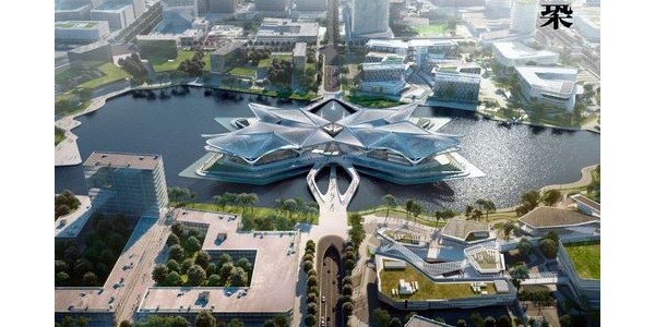 扎哈事務(wù)所打造珠海新地標(biāo)——金灣市民藝術(shù)中心，一睹實景圖