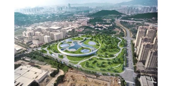 “飛碟”成型！青島虛擬現(xiàn)實創(chuàng)享中心封頂