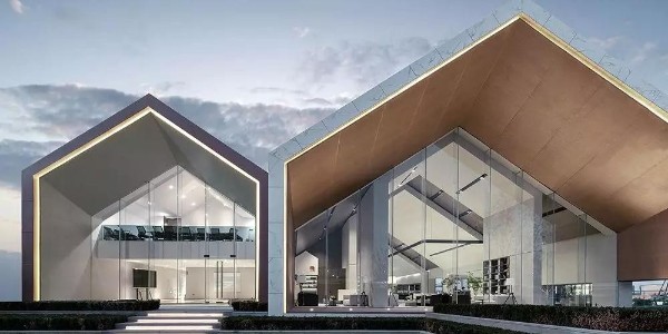 一體化的設(shè)計(jì)手法，塑造出建筑的體積感——運(yùn)河源生活美學(xué)館